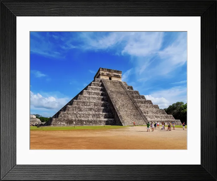 Framed Print : El Castillo or Temple of Kukulcan, Chichen Itza, Yucatan State, Mexico Framed Print : El Castillo or Temple of Kukulcan, Chichen Itza, Yucatan State, Mexico