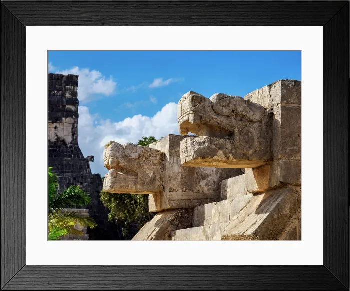 Framed Print : The platform of the eagles and jaguars, Chichen Itza, Yucatan State, Mexico Framed Print : The platform of the eagles and jaguars, Chichen Itza, Yucatan State, Mexico