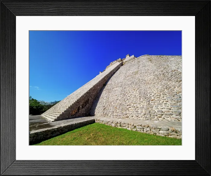 Framed Print : Pyramid of the Fortune-teller or Pyramid of the Magician, Uxmal, Yucatan State, Mexico Framed Print : Pyramid of the Fortune-teller or Pyramid of the Magician, Uxmal, Yucatan State, Mexico