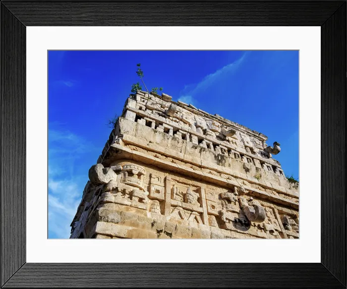 Framed Print : Grupo de las Monjas, detailed view, Chichen Itza, Yucatan State, Mexico Framed Print : Grupo de las Monjas, detailed view, Chichen Itza, Yucatan State, Mexico