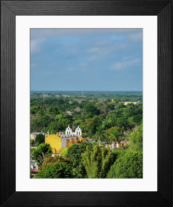 Framed Print : View towards the Remedios Church, Izamal, Yucatan State, Mexico Framed Print : View towards the Remedios Church, Izamal, Yucatan State, Mexico