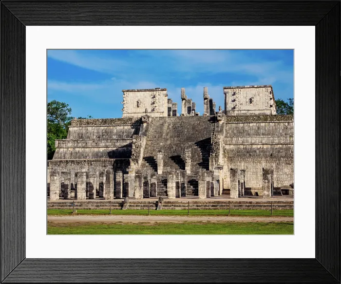 Framed Print : Temple of the Warriors, Chichen Itza, Yucatan State, Mexico Framed Print : Temple of the Warriors, Chichen Itza, Yucatan State, Mexico
