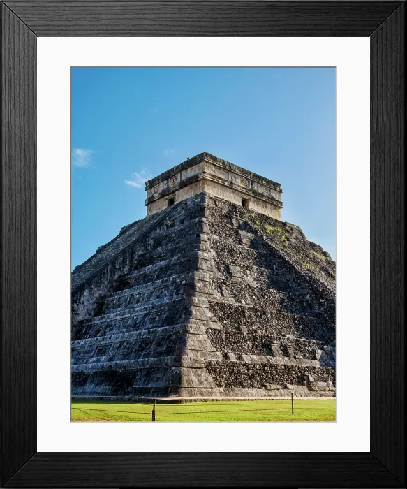 Framed Print : El Castillo or Temple of Kukulcan, Chichen Itza, Yucatan State, Mexico