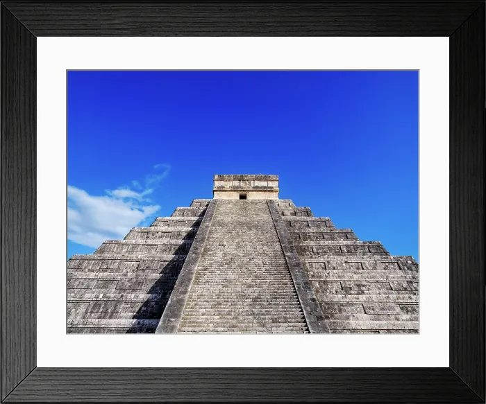 Framed Print : El Castillo or Temple of Kukulcan, Chichen Itza, Yucatan State, Mexico Framed Print : El Castillo or Temple of Kukulcan, Chichen Itza, Yucatan State, Mexico