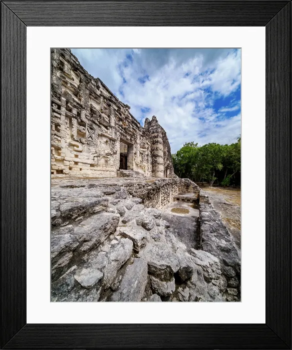 Framed Print : Structure II, Hormiguero Archaeological Site, Campeche State, Mexico Framed Print : Structure II, Hormiguero Archaeological Site, Campeche State, Mexico
