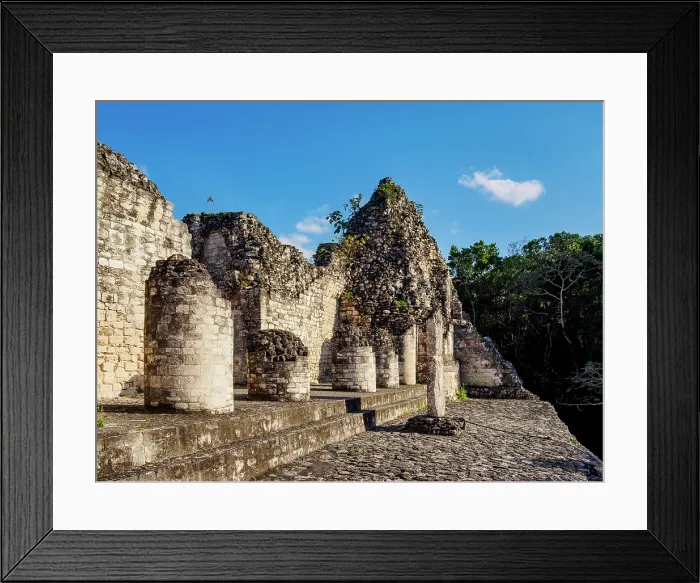 Framed Print : Structure VIII, Becan Archaeological Site, Campeche State, Mexico Framed Print : Structure VIII, Becan Archaeological Site, Campeche State, Mexico