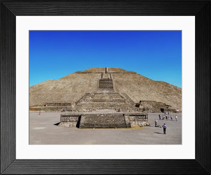 Framed Print : Pyramid of the Sun, Teotihuacan, Mexico State, Mexico Framed Print : Pyramid of the Sun, Teotihuacan, Mexico State, Mexico