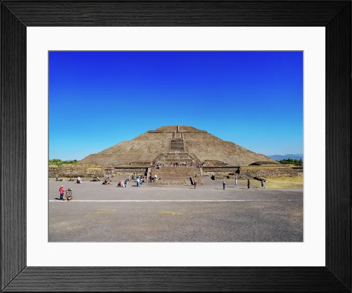 Framed Print : Pyramid of the Sun, Teotihuacan, Mexico State, Mexico