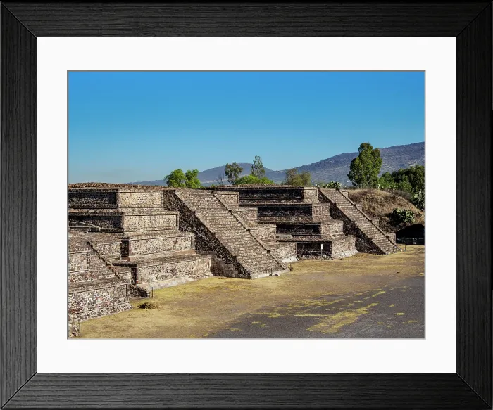 Framed Print : Avenue of the Dead, Teotihuacan, Mexico State, Mexico Framed Print : Avenue of the Dead, Teotihuacan, Mexico State, Mexico