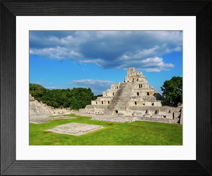 Framed Print : Temple of Five Floors, Great Acropolis, Edzna Archaeological Site, Campeche State, Mexico Framed Print : Temple of Five Floors, Great Acropolis, Edzna Archaeological Site, Campeche State, Mexico