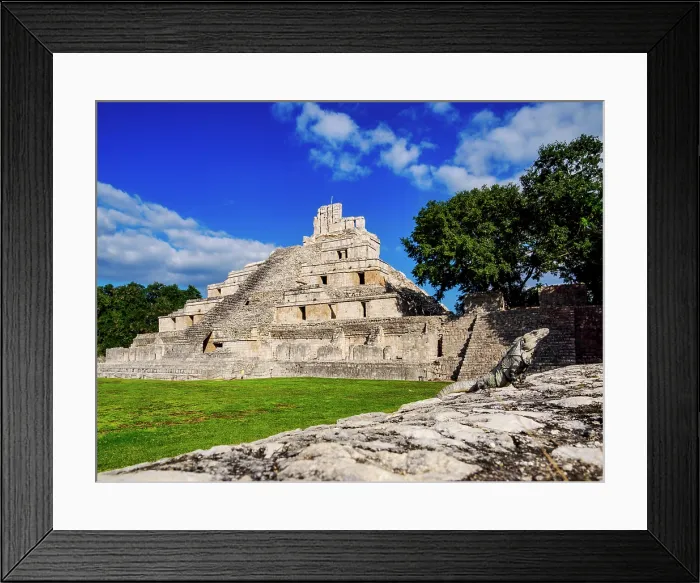 Framed Print : Temple of Five Floors, Great Acropolis, Edzna Archaeological Site, Campeche State, Mexico Framed Print : Temple of Five Floors, Great Acropolis, Edzna Archaeological Site, Campeche State, Mexico