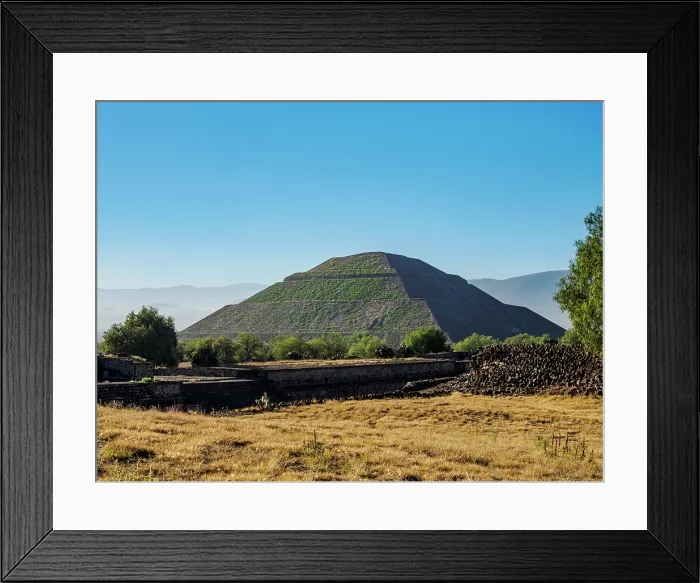 Framed Print : Pyramid of the Sun, Teotihuacan, Mexico State, Mexico Framed Print : Pyramid of the Sun, Teotihuacan, Mexico State, Mexico