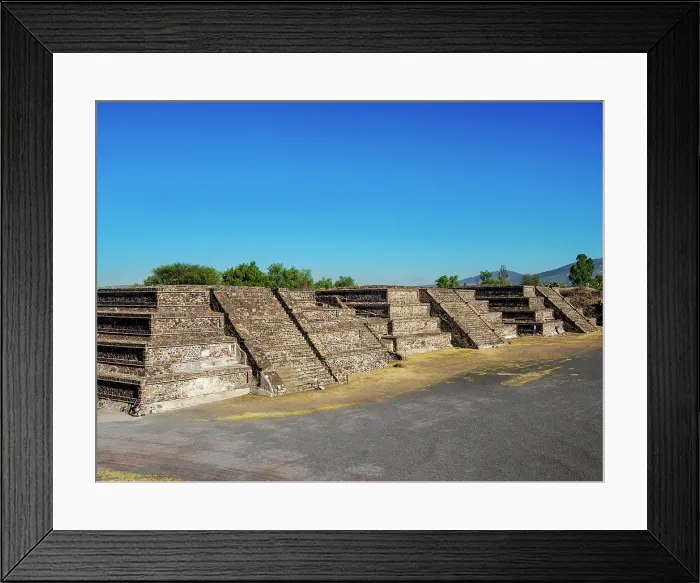 Framed Print : Avenue of the Dead, Teotihuacan, Mexico State, Mexico Framed Print : Avenue of the Dead, Teotihuacan, Mexico State, Mexico