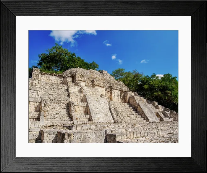 Framed Print : Great Acropolis, Edzna Archaeological Site, Campeche State, Mexico Framed Print : Great Acropolis, Edzna Archaeological Site, Campeche State, Mexico