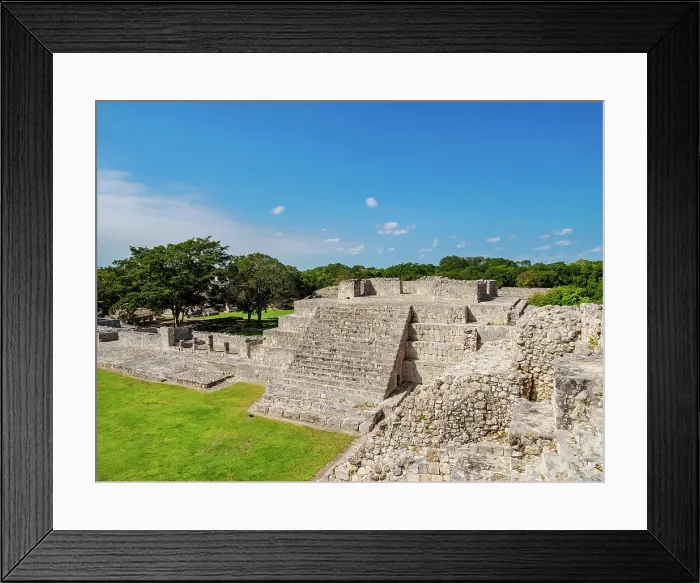 Framed Print : Great Acropolis, Edzna Archaeological Site, Campeche State, Mexico Framed Print : Great Acropolis, Edzna Archaeological Site, Campeche State, Mexico