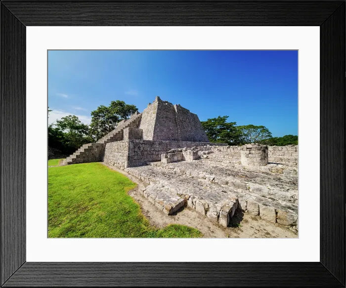 Framed Print : Great Acropolis, Edzna Archaeological Site, Campeche State, Mexico Framed Print : Great Acropolis, Edzna Archaeological Site, Campeche State, Mexico