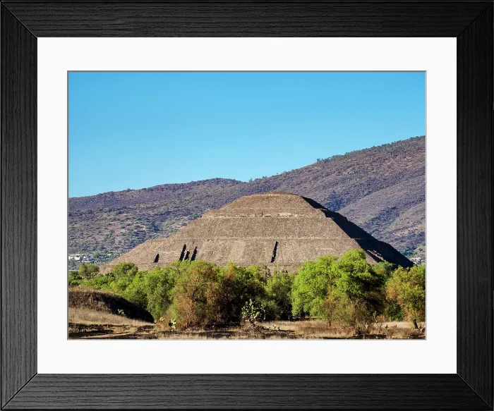 Framed Print : Pyramid of the Sun, Teotihuacan, Mexico State, Mexico Framed Print : Pyramid of the Sun, Teotihuacan, Mexico State, Mexico