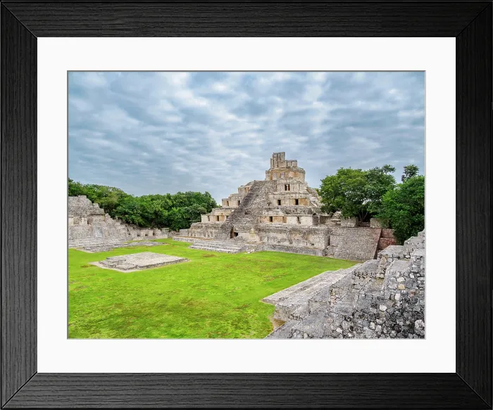 Framed Print : Temple of Five Floors, Great Acropolis, Edzna Archaeological Site, Campeche State, Mexico Framed Print : Temple of Five Floors, Great Acropolis, Edzna Archaeological Site, Campeche State, Mexico