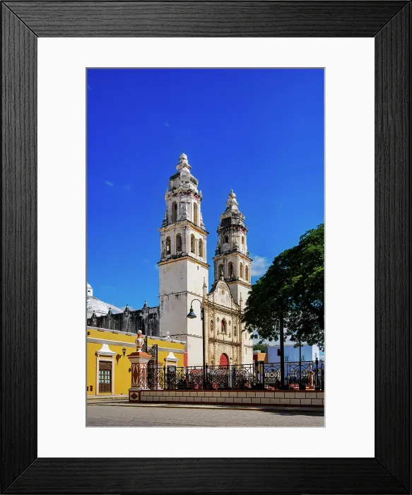 Framed Print : Our Lady of the Immaculate Conception Cathedral, Independence Square, Campeche City, Campeche State, Mexico Framed Print : Our Lady of the Immaculate Conception Cathedral, Independence Square, Campeche City, Campeche State, Mexico