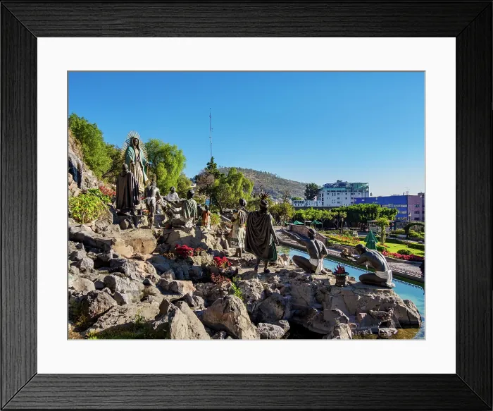 Framed Print : The Offering Sculptural Ensemble, Villa de Guadalupe, Mexico City, Mexico Framed Print : The Offering Sculptural Ensemble, Villa de Guadalupe, Mexico City, Mexico