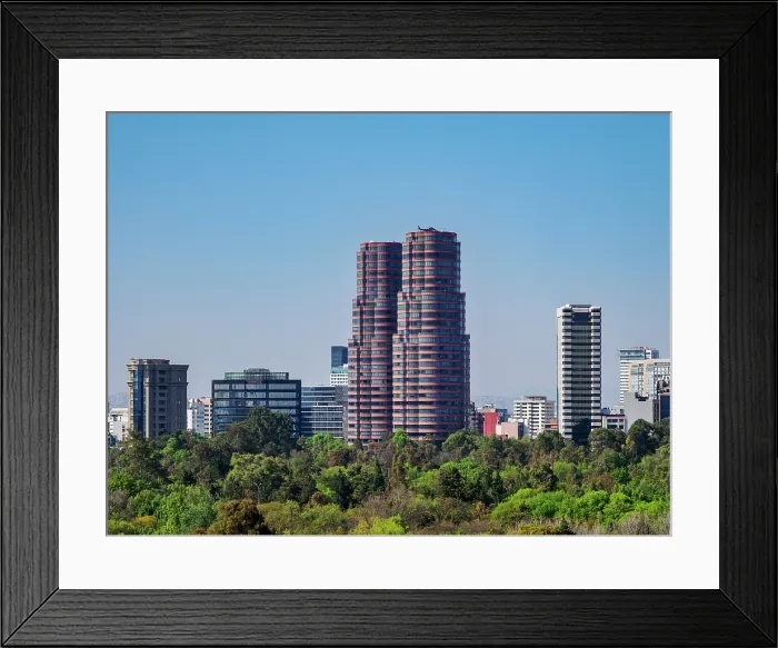 Framed Print : View towards Polanco, Mexico City, Mexico Framed Print : View towards Polanco, Mexico City, Mexico