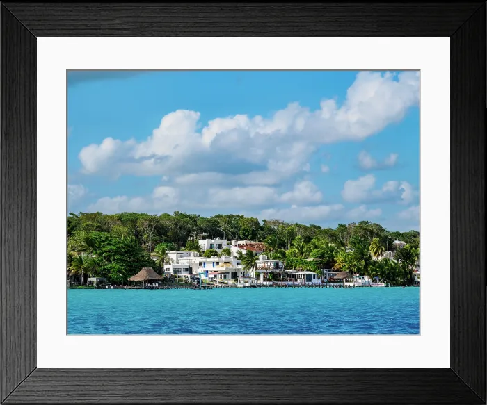 Framed Print : Bacalar Lagoon, Bacalar, Quintana Roo State, Mexico Framed Print : Bacalar Lagoon, Bacalar, Quintana Roo State, Mexico