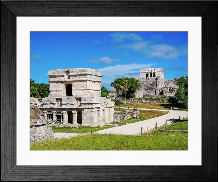 Framed Print : Temple of the Frescos and El Castillo, Tulum Archeological Site, Quintana Roo State, Mexico Framed Print : Temple of the Frescos and El Castillo, Tulum Archeological Site, Quintana Roo State, Mexico