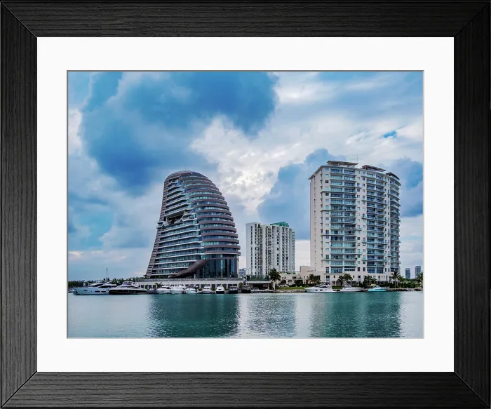 Framed Print : Shark Tower, Puerto Cancun, Cancun, Quintana Roo State, Mexico Framed Print : Shark Tower, Puerto Cancun, Cancun, Quintana Roo State, Mexico