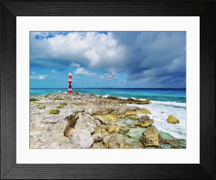 Framed Print : Punta Cancun Lighthouse, Cancun, Quintana Roo State, Mexico Framed Print : Punta Cancun Lighthouse, Cancun, Quintana Roo State, Mexico