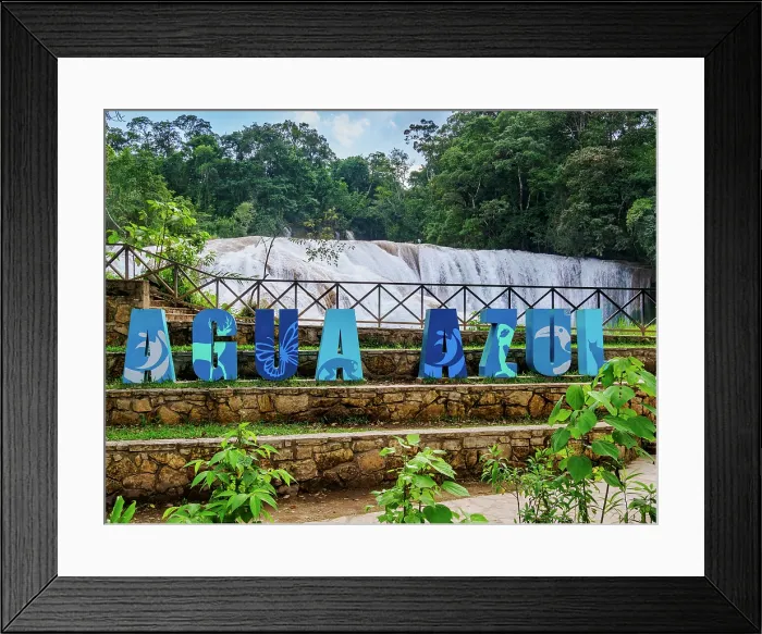Framed Print : Agua Azul Waterfalls, Arroyo Agua Azul, Chiapas State, Mexico Framed Print : Agua Azul Waterfalls, Arroyo Agua Azul, Chiapas State, Mexico