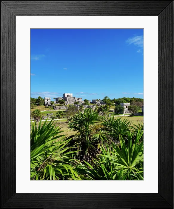 Framed Print : View towards El Castillo, Tulum Archeological Site, Quintana Roo State, Mexico Framed Print : View towards El Castillo, Tulum Archeological Site, Quintana Roo State, Mexico
