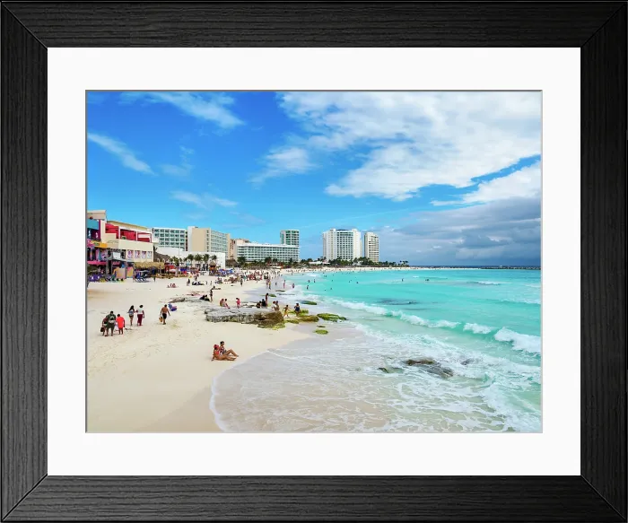 Framed Print : Chacmool Beach, Cancun, Quintana Roo State, Mexico Framed Print : Chacmool Beach, Cancun, Quintana Roo State, Mexico