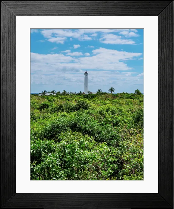 Framed Print : View towards the Celarain Lighthouse, Punta Sur, Cozumel Island, Quintana Roo State, Mexico Framed Print : View towards the Celarain Lighthouse, Punta Sur, Cozumel Island, Quintana Roo State, Mexico