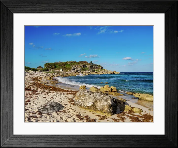 Framed Print : View towards the Coconuts Bar, Cozumel Island, Quintana Roo State, Mexico Framed Print : View towards the Coconuts Bar, Cozumel Island, Quintana Roo State, Mexico