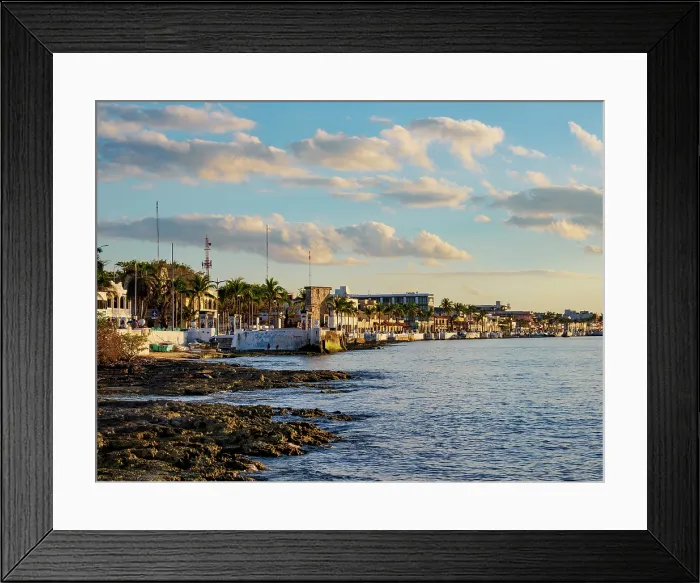 Framed Print : Waterfront of San Miguel de Cozumel, Cozumel Island, Quintana Roo State, Mexico Framed Print : Waterfront of San Miguel de Cozumel, Cozumel Island, Quintana Roo State, Mexico
