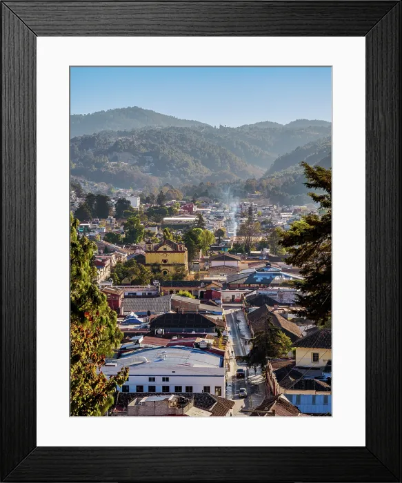 Framed Print : View towards the San Francisco de Asis Church, San Cristobal de las Casas, Chiapas State, Mexico Framed Print : View towards the San Francisco de Asis Church, San Cristobal de las Casas, Chiapas State, Mexico