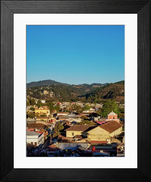 Framed Print : San Francisco de Asis Church and Arco del Carmen at sunset, elevated view, San Cristobal de las Casas, Chiapas State, Mexico Framed Print : San Francisco de Asis Church and Arco del Carmen at sunset, elevated view, San Cristobal de las Casas, Chiapas State, Mexico