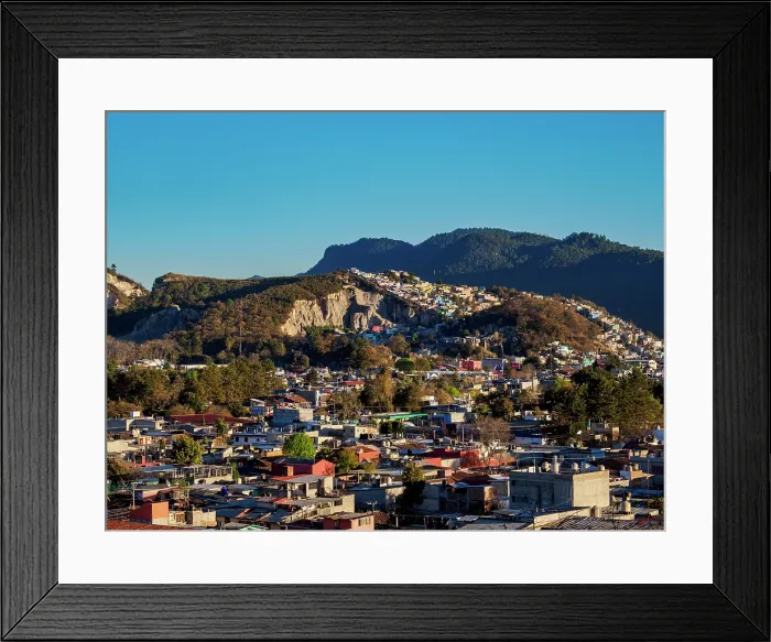 Framed Print : Cityscape of San Cristobal de las Casas, elevated view, Chiapas State, Mexico Framed Print : Cityscape of San Cristobal de las Casas, elevated view, Chiapas State, Mexico