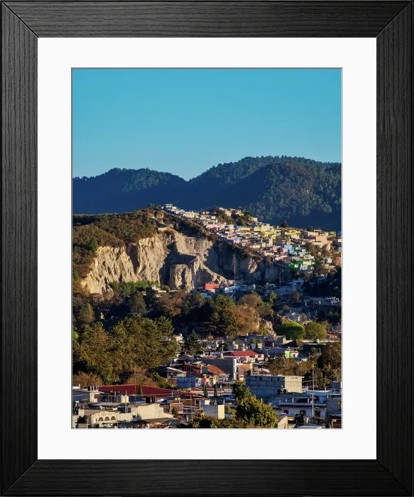 Framed Print : Cityscape of San Cristobal de las Casas, elevated view, Chiapas State, Mexico Framed Print : Cityscape of San Cristobal de las Casas, elevated view, Chiapas State, Mexico