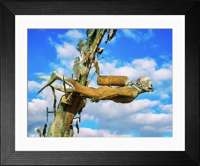 Framed Print : Coral Reefs Monument at the waterfront of San Miguel de Cozumel, Cozumel Island, Quintana Roo State, Mexico Framed Print : Coral Reefs Monument at the waterfront of San Miguel de Cozumel, Cozumel Island, Quintana Roo State, Mexico