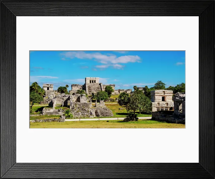 Framed Print : View towards El Castillo, Tulum Archeological Site, Quintana Roo State, Mexico Framed Print : View towards El Castillo, Tulum Archeological Site, Quintana Roo State, Mexico
