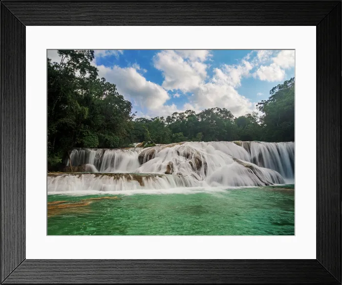 Framed Print : Agua Azul Waterfalls, Arroyo Agua Azul, Chiapas State, Mexico Framed Print : Agua Azul Waterfalls, Arroyo Agua Azul, Chiapas State, Mexico