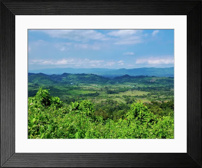 Framed Print : Landscape seen from the road between Bethel Yochib and Tzinteel, Chiapas State, Mexico Framed Print : Landscape seen from the road between Bethel Yochib and Tzinteel, Chiapas State, Mexico