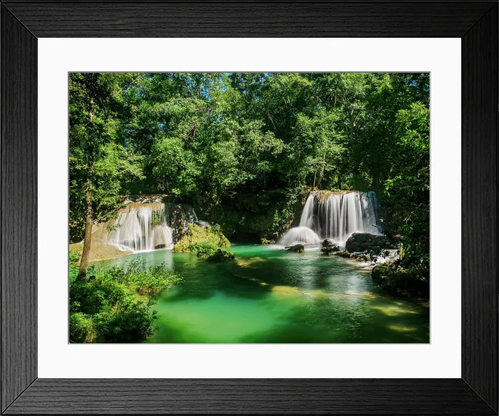 Framed Print : Roberto Barrios Waterfalls, Chiapas State, Mexico