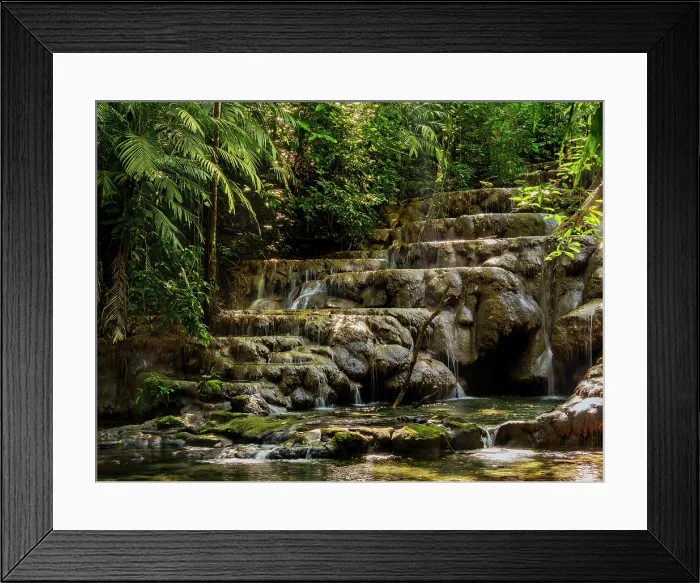 Framed Print : Waterfall at the Palenque Archaeological Site, Palenque, Chiapas State, Mexico Framed Print : Waterfall at the Palenque Archaeological Site, Palenque, Chiapas State, Mexico