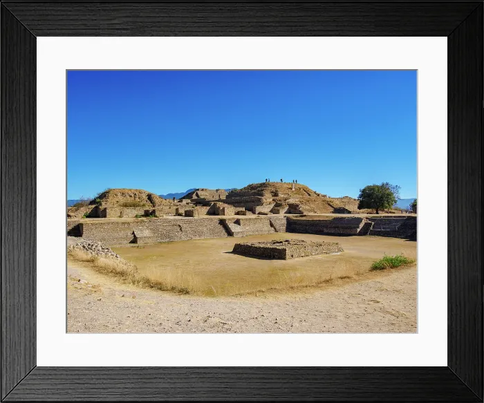 Framed Print : Patio Hundido, Sunken Courtyard, North Platform, Monte Alban Archaeological Site, Oaxaca State, Mexico Framed Print : Patio Hundido, Sunken Courtyard, North Platform, Monte Alban Archaeological Site, Oaxaca State, Mexico