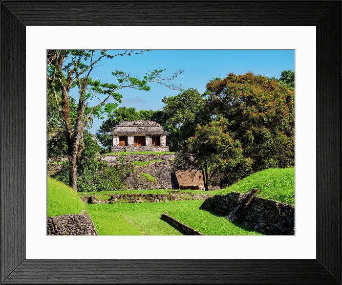 Framed Print : View over the Ball Court towards the North Group, Palenque Archaeological Site, Palenque, Chiapas State, Mexico Framed Print : View over the Ball Court towards the North Group, Palenque Archaeological Site, Palenque, Chiapas State, Mexico
