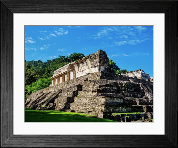 Framed Print : The Palace, Palenque Archaeological Site, Palenque, Chiapas State, Mexico