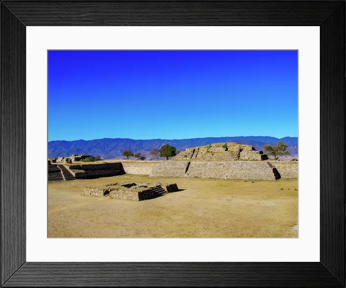 Framed Print : Patio Hundido, Sunken Courtyard, North Platform, Monte Alban Archaeological Site, Oaxaca State, Mexico Framed Print : Patio Hundido, Sunken Courtyard, North Platform, Monte Alban Archaeological Site, Oaxaca State, Mexico