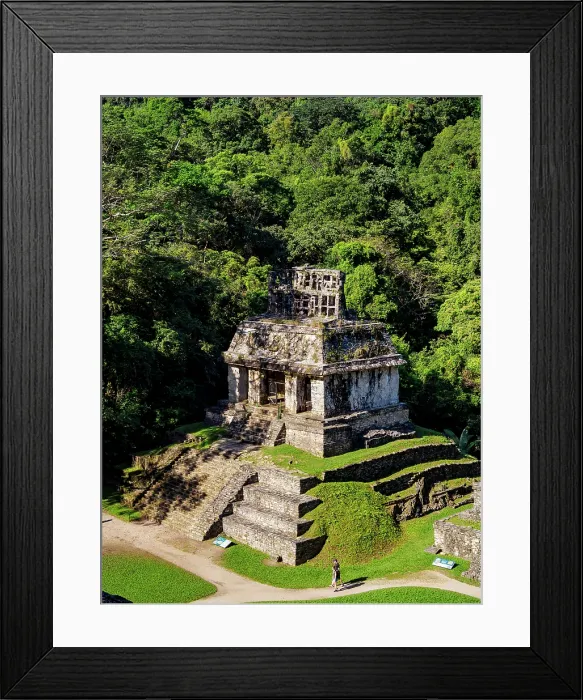 Framed Print : Temple of the Sun, elevated view, Palenque Archaeological Site, Palenque, Chiapas State, Mexico Framed Print : Temple of the Sun, elevated view, Palenque Archaeological Site, Palenque, Chiapas State, Mexico